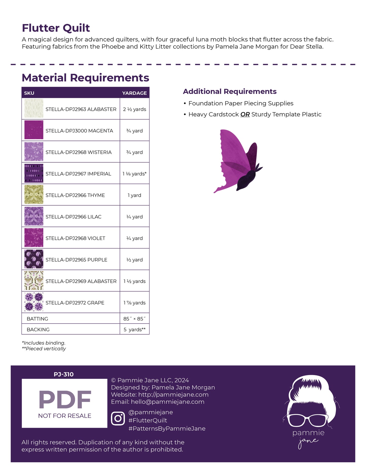 Flutter #310 PDF Pattern