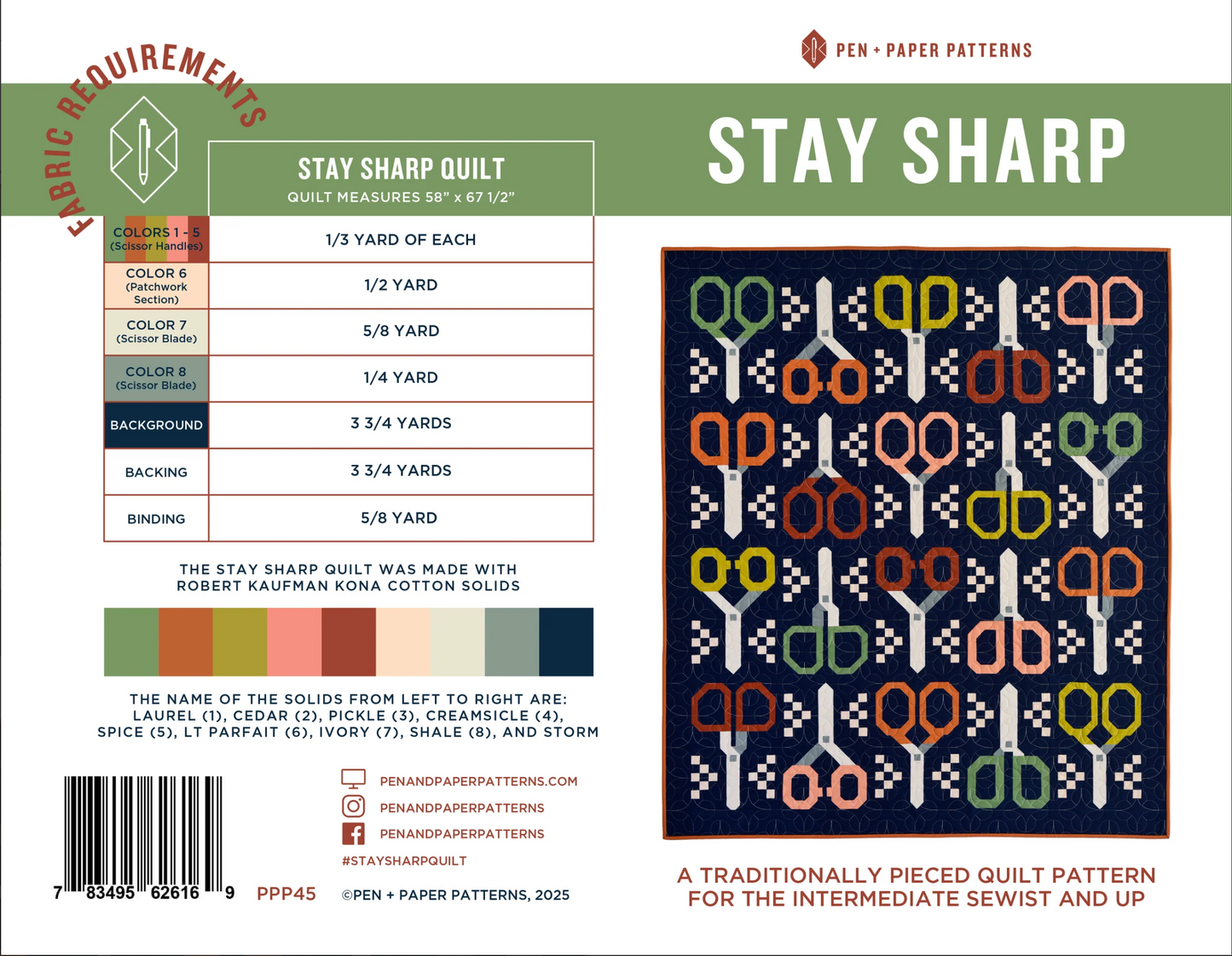 Quilty Helpurrs x Stay Sharp Quilt Kit