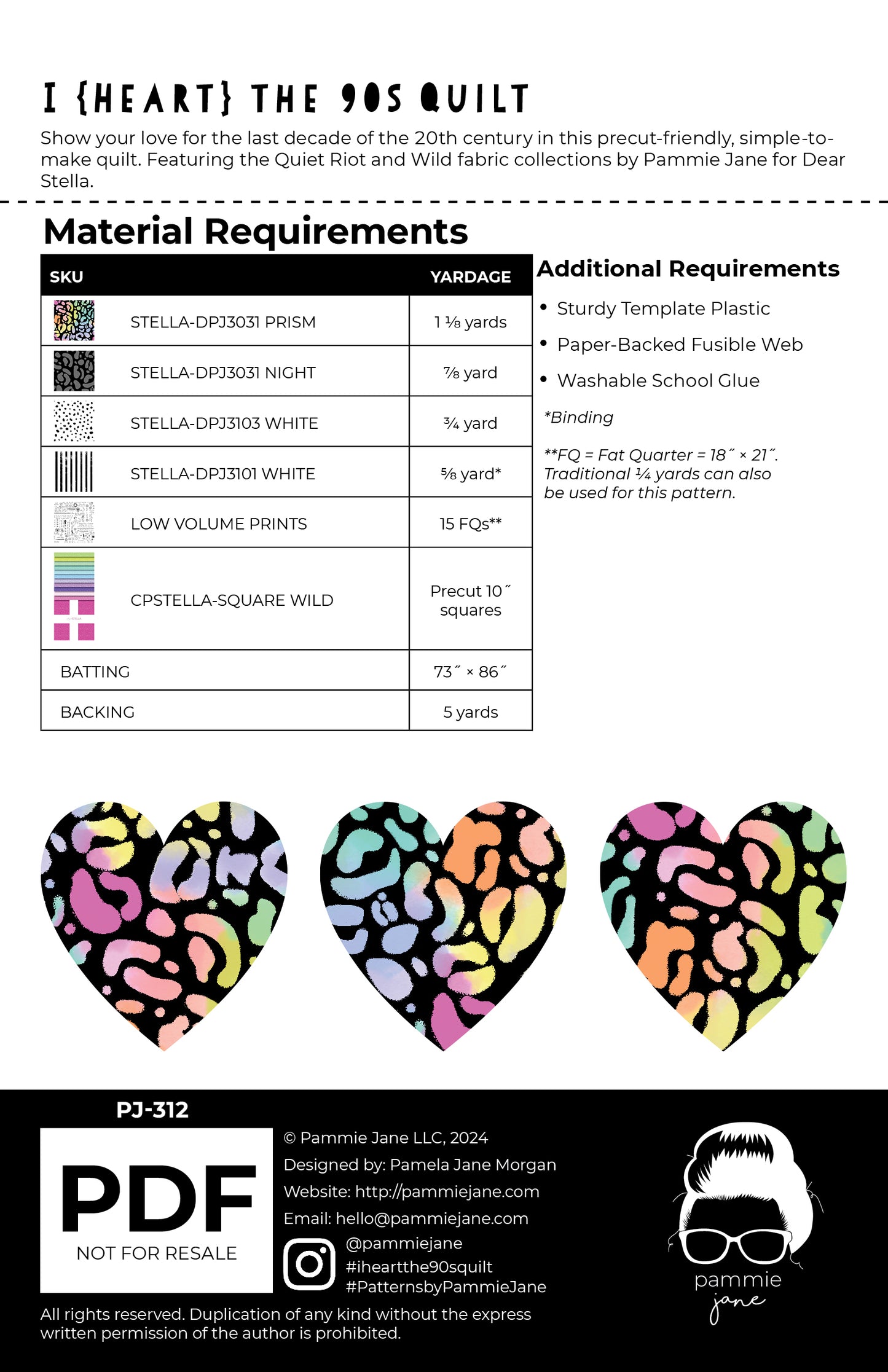 I {Heart} the 90s #312 PDF Pattern