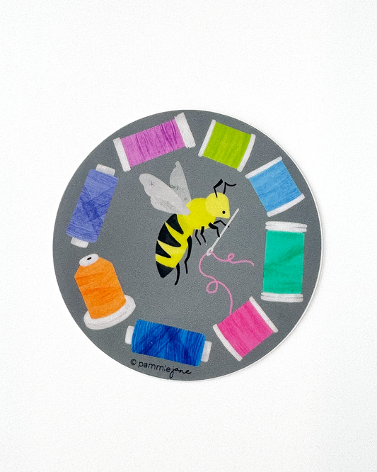 Quilting Bee Sticker