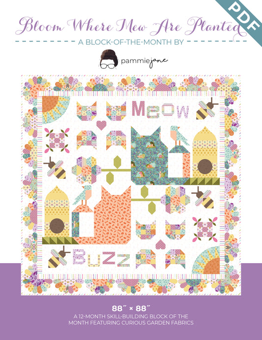 Bloom Where Mew Are Planted #301 PDF Pattern