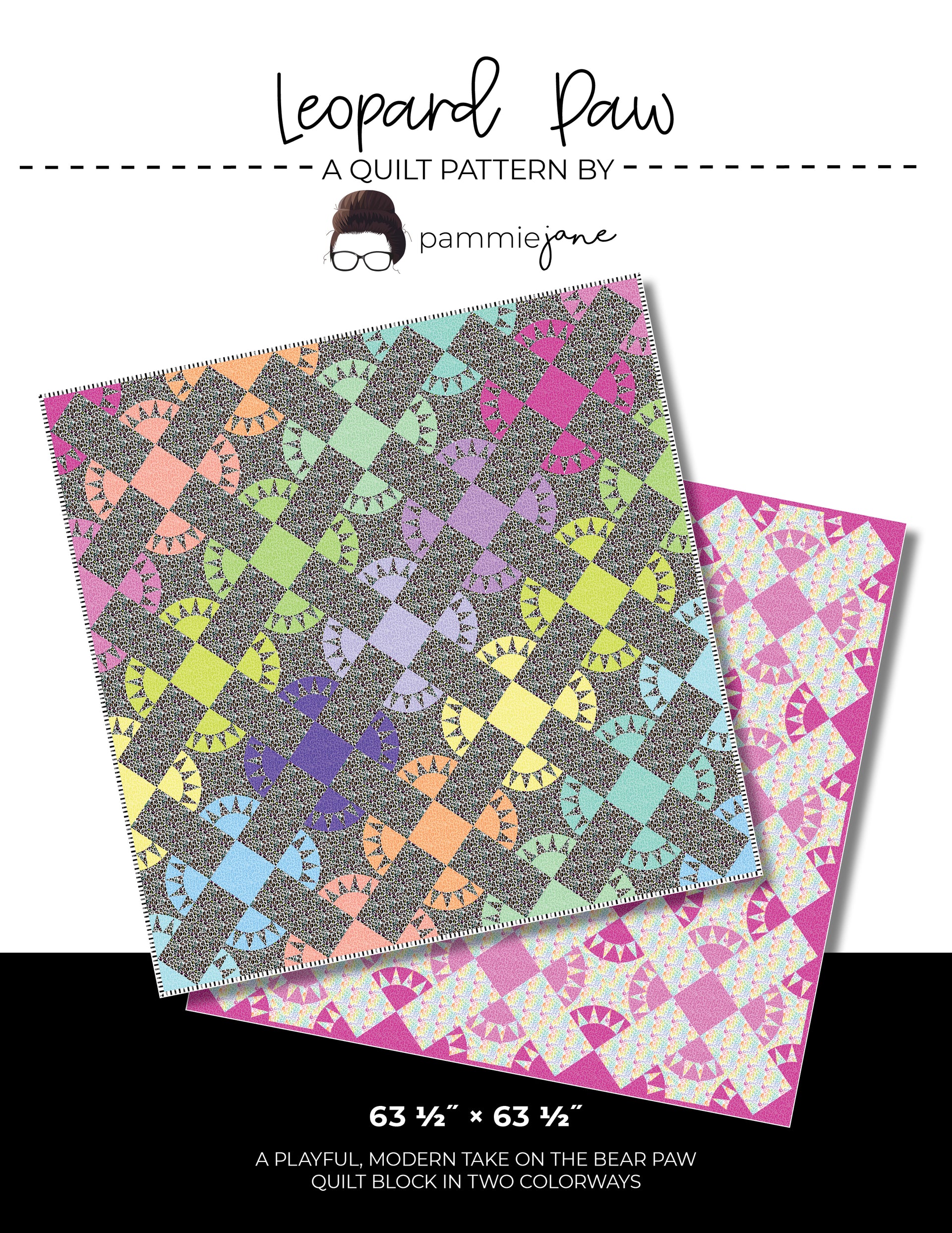 Leopard Paw Quilt Pattern