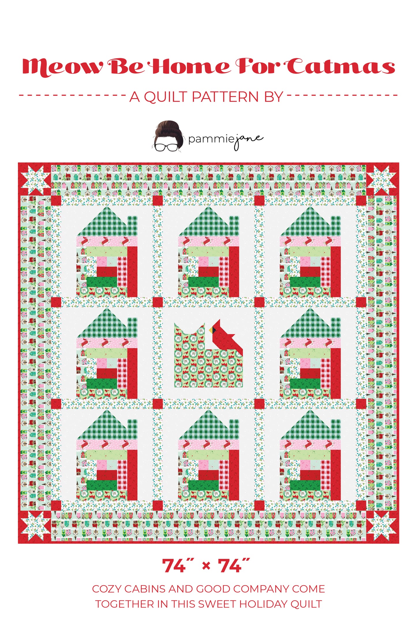 Meow Be Home For Catmas #318 Paper Pattern