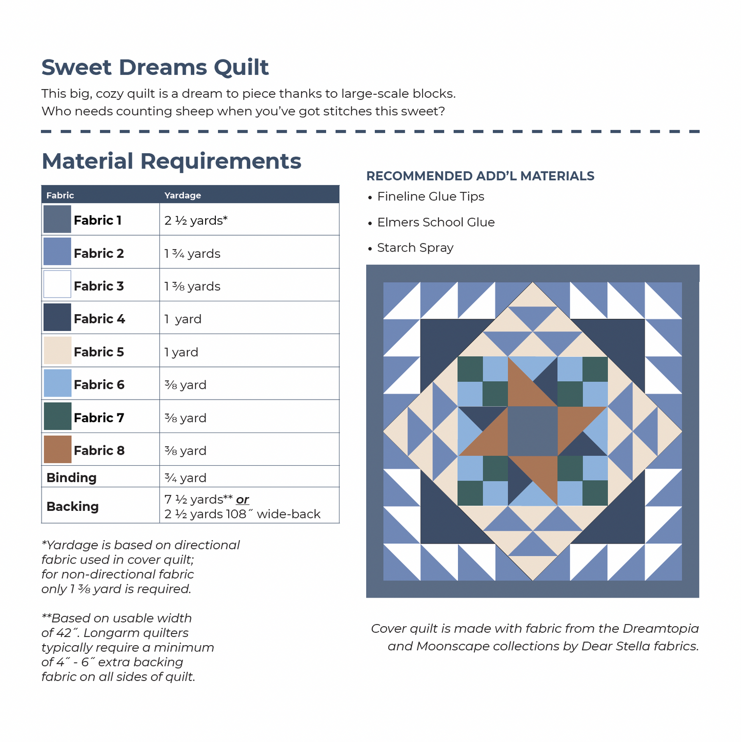 Sweet Dreams #104 Paper Pattern