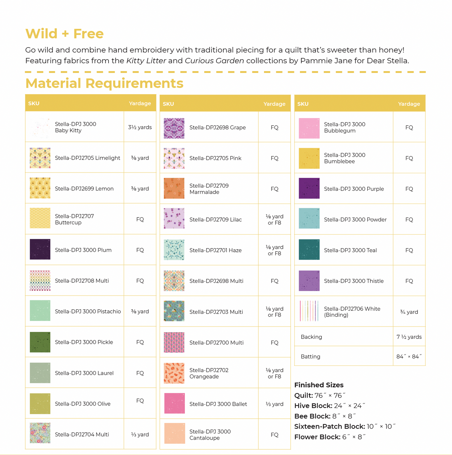 Wild + Free #302 Paper Pattern
