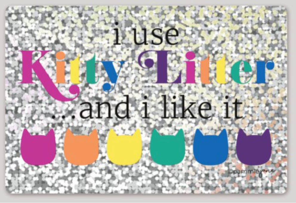 Kitty Litter Stickers